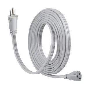 Appliance Power Extension Cord - Heavy Duty 14/3 AWG Parallel 3 Prong Low Profile Flat Cable US Plug Male to Female Extender Grounded Wire for AC Unit, Air Conditioner, Refrigerator (15 ft) Appliance Power Extension Cord - Heavy Duty 14/3 AWG Parallel 3 Prong Low Profile Flat Cable US Plug Male to Female Extender Grounded Wire for AC Unit, Air Conditioner, Refrigerator (15 ft)