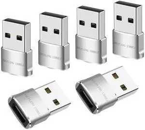 USB to USB C Adapter 4 Packs for iPhone Fast Charging, Transfer and Type C OTG Convert. USBC to A Compatible with iPhone 17/16/15 Plus Pro Max,iPad Pro Air 7/6/5 Almost USB Devices USB to USB C Adapter 4 Packs for iPhone Fast Charging, Transfer and Type C OTG Convert. USBC to A Compatible with iPhone 17/16/15 Plus Pro Max,iPad Pro Air 7/6/5 Almost USB Devices