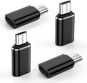 USB-C to Micro USB Adapter, 4Pack Type C Female to Micro USB Male Converter USB C to Micro B 2.0 3A Fast Charging & Data Sync for Samsung Galaxy S7 S6 Edge A02 A01 A10 A10s J7 S5 J3,Note 6 5,LG,Kindle USB-C to Micro USB Adapter, 4Pack Type C Female to Micro USB Male Converter USB C to Micro B 2.0 3A Fast Charging & Data Sync for Samsung Galaxy S7 S6 Edge A02 A01 A10 A10s J7 S5 J3,Note 6 5,LG,Kindle