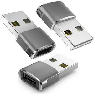 USB to USB C Adapter 3Pack, Type-C to USB Adaptor, USB-C Female to USB-A Male Charger Cable Converter Compatible with MacBook, Notebook, Tablet, Airpod, Galaxy, Cell Phone, Car, Xbox USB to USB C Adapter 3Pack, Type-C to USB Adaptor, USB-C Female to USB-A Male Charger Cable Converter Compatible with MacBook, Notebook, Tablet, Airpod, Galaxy, Cell Phone, Car, Xbox