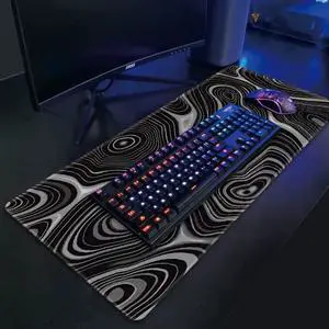 XL Desk Mouse Pad 31.5" x 11.8" - Large Mouse Pad for Gaming & Office - Waterproof Surface, Non-Slip Rubber Base - Extended Desk Mat for Keyboard & Mouse (Black) XL Desk Mouse Pad 31.5" x 11.8" - Large Mouse Pad for Gaming & Office - Waterproof Surface, Non-Slip Rubber Base - Extended Desk Mat for Keyboard & Mouse (Black)
