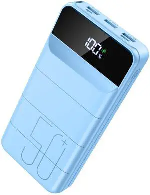 Power Bank 50000mAh 22.5W Fast Charging Portable Charger, USB C Quick Charge with 3 Outputs & 2 Inputs, LED Display Power Bank 50000mAh 22.5W Fast Charging Portable Charger, USB C Quick Charge with 3 Outputs & 2 Inputs, LED Display