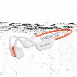 Bone Conduction Headphones, IPX8 Waterproof Swimming Headphones, Open Ear Headphones with MP3 Mode 32GB Memory Up to 12 Hours Playtime, Bluetooth 6.0 Earbuds Secure Fit for Running (Orange) Bone Conduction Headphones, IPX8 Waterproof Swimming Headphones, Open Ear Headphones with MP3 Mode 32GB Memory Up to 12 Hours Playtime, Bluetooth 6.0 Earbuds Secure Fit for Running (Orange)