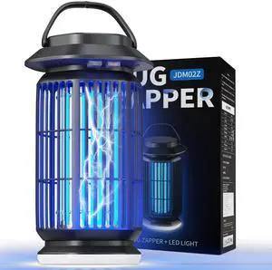 2-in-1 Bug Zapper Indoor & Outdoor with LED Night Light, 4000V Electric Mosquito Zapper, Insect Fly Trapper, Covers 2100sqft, Mosquito Killer with 365nm UV Trap for Patio, Garage, Backyard, Porch 2-in-1 Bug Zapper Indoor & Outdoor with LED Night Light, 4000V Electric Mosquito Zapper, Insect Fly Trapper, Covers 2100sqft, Mosquito Killer with 365nm UV Trap for Patio, Garage, Backyard, Porch