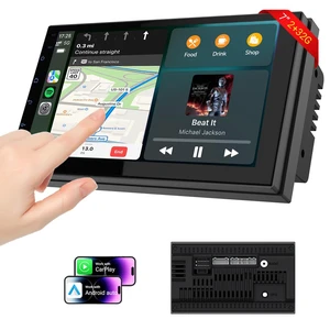 7 Inch Double DIN Car Stereo, Wireless Apple CarPlay & Android Auto, Android 13 Touchscreen Car Radio with GPS Navigation, 2GB+32GB, Steering Wheel Control, No Backup Camera 7 Inch Double DIN Car Stereo, Wireless Apple CarPlay & Android Auto, Android 13 Touchscreen Car Radio with GPS Navigation, 2GB+32GB, Steering Wheel Control, No Backup Camera