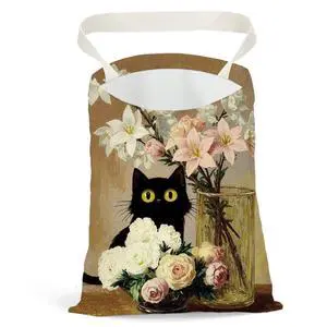 Black Cat Car Trash Bag, Car Trash Bag Hanging, Vintage Waterproof Cars Back Seat Hanging Organizer and Storage Trash Bags for Vehicle Travelling Camping Black Cat Car Trash Bag, Car Trash Bag Hanging, Vintage Waterproof Cars Back Seat Hanging Organizer and Storage Trash Bags for Vehicle Travelling Camping
