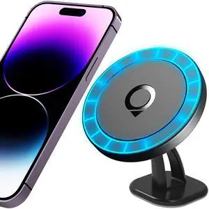 Compatible with Mag Safe Car Mount Dashboard Magnetic 360° Adjustable Phone Holder Soft Rubber Front Compatible with iPhone 16/15/ 14/13/ 12/ Pro/Pro Max No Metal Plate Needed Since 2021 Compatible with Mag Safe Car Mount Dashboard Magnetic 360° Adjustable Phone Holder Soft Rubber Front Compatible with iPhone 16/15/ 14/13/ 12/ Pro/Pro Max No Metal Plate Needed Since 2021