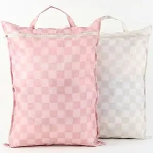 Stylish Wet Dry Bags For Swimsuits Set of 2 - Large Waterproof Laundry Bags Stylish Wet Dry Bags For Swimsuits Set of 2 - Large Waterproof Laundry Bags