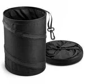 Car Trash Can, Waterproof Collapsible Pop-Up Bin, 2 Gallon (1) Car Trash Can, Waterproof Collapsible Pop-Up Bin, 2 Gallon (1)