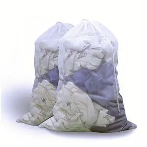 2-Pack Large Mesh Laundry Bag, 24x36 Inch White 2-Pack Large Mesh Laundry Bag, 24x36 Inch White