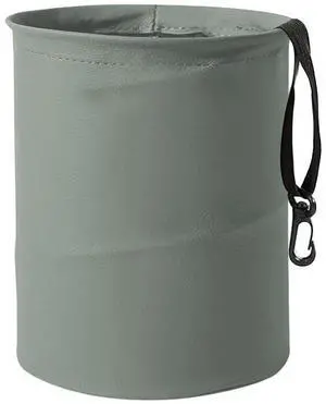 Collapsible Trash Can Car Garbage Bag - Leather Pop-up Car Trash Bin with Elastic Band - Hanging Foldable Garbage Can Vehicle Waste Basket Bin - Double-Layer Washable Bag for Cars Camping (Grey) Collapsible Trash Can Car Garbage Bag - Leather Pop-up Car Trash Bin with Elastic Band - Hanging Foldable Garbage Can Vehicle Waste Basket Bin - Double-Layer Washable Bag for Cars Camping (Grey)