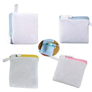 4 Pack Laundry Detergent Pacs Bags Protector Non-Sticking Zipper Mesh Laundry Pod Holder Dispenser for Laundry Detergent Power Paks Detergent Pods Soap Pacs Laundry Scent Booster Beads 4 Pack Laundry Detergent Pacs Bags Protector Non-Sticking Zipper Mesh Laundry Pod Holder Dispenser for Laundry Detergent Power Paks Detergent Pods Soap Pacs Laundry Scent Booster Beads