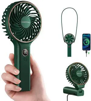 Handheld Portable Fan, 5000mAh Rechargeable Battery, 6 Speed Wind, LED Digital Display, Foldable Electric Personal Mini Travel Fan with Backup Power, Summer Essentials Gifts for Women Girl Handheld Portable Fan, 5000mAh Rechargeable Battery, 6 Speed Wind, LED Digital Display, Foldable Electric Personal Mini Travel Fan with Backup Power, Summer Essentials Gifts for Women Girl