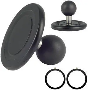 Magnetic Phone Holder Base with B Size 1 inch Ball for Magsafe iPhone 17/16/15/14/13/12 Compatible with RAM mounts B Size Double Socket Arm Magnetic Ball Phone Holder for Car Magnetic Phone Holder Base with B Size 1 inch Ball for Magsafe iPhone 17/16/15/14/13/12 Compatible with RAM mounts B Size Double Socket Arm Magnetic Ball Phone Holder for Car