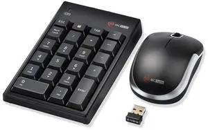 Numeric Keypad & Mouse Combo - Use One Receiver Wireless Number Pad Keyboard and Mouse for Laptop Desktop Numeric Keypad & Mouse Combo - Use One Receiver Wireless Number Pad Keyboard and Mouse for Laptop Desktop