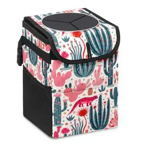 Car Trash Can Lightweight and Portable with Durable Water-Resistant Coating, No Installation Required, Practical and Ample Capacity,Car Accessories Interior Car Organizer. Cactus Car Trash Can Lightweight and Portable with Durable Water-Resistant Coating, No Installation Required, Practical and Ample Capacity,Car Accessories Interior Car Organizer. Cactus