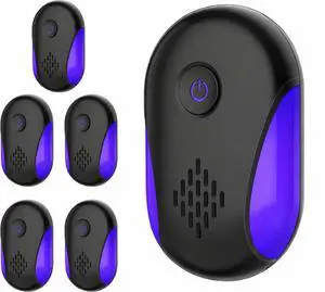 Ultrasonic Repeller 6 Pack,Indoor Ultrasonic Repellent, Electronic Plug in Pest Control for Bugs,Mosquito,Roach, Ant, Rodent, Mouse, Spider Repellent for House, Warehouse, Garage Ultrasonic Repeller 6 Pack,Indoor Ultrasonic Repellent, Electronic Plug in Pest Control for Bugs,Mosquito,Roach, Ant, Rodent, Mouse, Spider Repellent for House, Warehouse, Garage