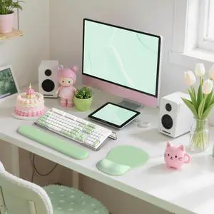 Keyboard Wrist Rest,Ergonomic Mouse Pad with Wrist Support,Acrylic Clear Keyboard Stand for Desktop,Non-Slip Mousepad Set for Office Home Gaming (Green) Keyboard Wrist Rest,Ergonomic Mouse Pad with Wrist Support,Acrylic Clear Keyboard Stand for Desktop,Non-Slip Mousepad Set for Office Home Gaming (Green)