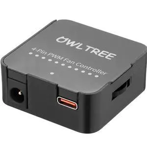 12V 4 Pin PWM Fan Speed Controller PC Fan Hub 6 Fans Supported, Powered by Type-C PD3.0 QC 3.0 and DC 5521 with Max Total 60W Output 12V 4 Pin PWM Fan Speed Controller PC Fan Hub 6 Fans Supported, Powered by Type-C PD3.0 QC 3.0 and DC 5521 with Max Total 60W Output