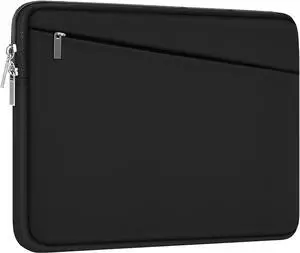 Laptop Sleeve Case 17 inch, Durable Computer Carrying Bag with Front Pocket | Laptop Case, Computer Sleeve Handbag with Front Pocket, Laptop Cover for 15-16 Inch Notebook, Black Laptop Sleeve Case 17 inch, Durable Computer Carrying Bag with Front Pocket | Laptop Case, Computer Sleeve Handbag with Front Pocket, Laptop Cover for 15-16 Inch Notebook, Black