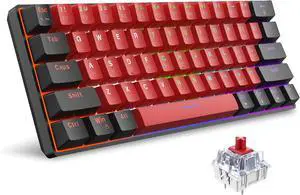 60% Wired Mechanical Keyboard (Black-Red, Red Switches) 60% Wired Mechanical Keyboard (Black-Red, Red Switches)