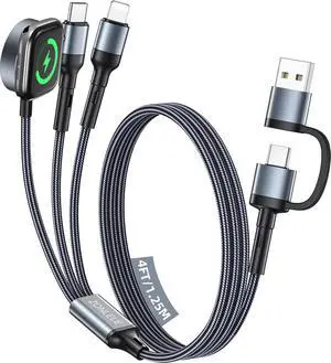 Travel Essentials for 3 in 2 Multi Charging Cable for iPhone 17 Charger USB C Cord, Car RV Camping Essentials Compatible with iPhone 17/16/15-12 Travel Essentials for 3 in 2 Multi Charging Cable for iPhone 17 Charger USB C Cord, Car RV Camping Essentials Compatible with iPhone 17/16/15-12