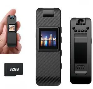 Action Camera ,Body Camera ,Mini Camcorder, Small Security Camera with Night Vision 0.85 Inch Display 180° Rotatable Lens, with Audio and Video Recording,Poket Cameras for Vlogging Police Outdoor Action Camera ,Body Camera ,Mini Camcorder, Small Security Camera with Night Vision 0.85 Inch Display 180° Rotatable Lens, with Audio and Video Recording,Poket Cameras for Vlogging Police Outdoor