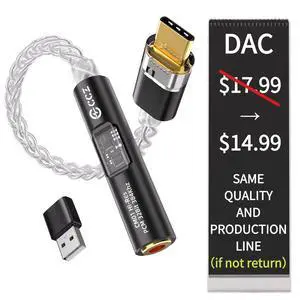 2026 Latest USB C DAC Audio Adapter with Headphone Amplifier, USB C to 3.5mm Audio Adapter for Wired Headphones, Hi-Res Type C DAC Compatible with iPhone 15, Android, Laptop & Tablet 2026 Latest USB C DAC Audio Adapter with Headphone Amplifier, USB C to 3.5mm Audio Adapter for Wired Headphones, Hi-Res Type C DAC Compatible with iPhone 15, Android, Laptop & Tablet
