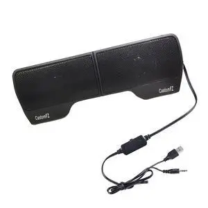 Computer Speakers Desktop PC Speakers for Monitor, Music Speaker with Wired Handy Volume Control for Computers, Tablets TV, PC, Laptop, Black Computer Speakers Desktop PC Speakers for Monitor, Music Speaker with Wired Handy Volume Control for Computers, Tablets TV, PC, Laptop, Black