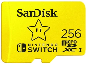 256GB microSD Card, Super Mario Super Star Edition, 3-Pack Officially Licensed for Nintendo Switch, UHS-I, Up to 100MB/s Read Speeds 256GB microSD Card, Super Mario Super Star Edition, 3-Pack Officially Licensed for Nintendo Switch, UHS-I, Up to 100MB/s Read Speeds