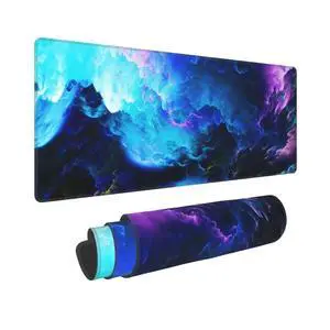 Gaming Mouse Pad, Large Dazzling Galaxy Mousepad Laptop, Extended Mouse Mat, Long XL Waterproof Keyboard Pads, Big Non-Slip Mousepads for Game Office Home, 31.5 x 11.8 in Gaming Mouse Pad, Large Dazzling Galaxy Mousepad Laptop, Extended Mouse Mat, Long XL Waterproof Keyboard Pads, Big Non-Slip Mousepads for Game Office Home, 31.5 x 11.8 in