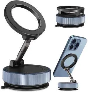 Vacuum Magnetic Suction Phone Holder360° Adjustable Magnetic Car Phone Holder ,Foldable and Retractable Hands-Free Suction Cup Phone ,Phone Holders for Your Car/Gym/Mirror Mount for iPhone & Android Vacuum Magnetic Suction Phone Holder360° Adjustable Magnetic Car Phone Holder ,Foldable and Retractable Hands-Free Suction Cup Phone ,Phone Holders for Your Car/Gym/Mirror Mount for iPhone & Android