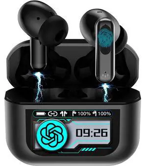AI Translation Earbuds Real-Time 2-Way Translator in 144 Languages, AI Assistant, Touchscreen Case, ANC/ENC Noise Cancellation, Hi-Fi Drivers, Long Battery Life, No Subscription Required, iOS/Android AI Translation Earbuds Real-Time 2-Way Translator in 144 Languages, AI Assistant, Touchscreen Case, ANC/ENC Noise Cancellation, Hi-Fi Drivers, Long Battery Life, No Subscription Required, iOS/Android