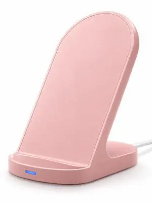 15W Fast Wireless Charger Wireless Phone Charger Stand Compatible with Apple iPhone 14 13 12/12 Pro Max/ 11Pro/11Pro Max, Compatible with Samsung Galaxy S22 S21 S20 (Rose Gold) 15W Fast Wireless Charger Wireless Phone Charger Stand Compatible with Apple iPhone 14 13 12/12 Pro Max/ 11Pro/11Pro Max, Compatible with Samsung Galaxy S22 S21 S20 (Rose Gold)