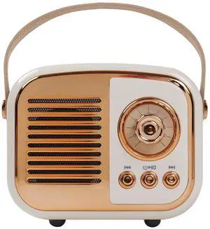 Retro Bluetooth Speaker, Vintage Wireless Speaker,Portable Mini Radio Old Fashion Style for Room Decor Kitchen Desk Bedroom Office,Supports TWS Pairing for iPhone,Android Devices (Beige) Retro Bluetooth Speaker, Vintage Wireless Speaker,Portable Mini Radio Old Fashion Style for Room Decor Kitchen Desk Bedroom Office,Supports TWS Pairing for iPhone,Android Devices (Beige)