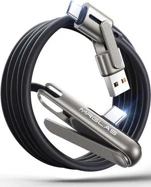 3-in-1 240W Invisible Stand Fast Charging Cable, 240W Chubby USB A/C to USB C Cable, 90 Degree Angled with Built-in Phone Stand, Type C Charger Cord (4FT) for iPhone 17/16 Pro Max Galaxy S26 Ultra 3-in-1 240W Invisible Stand Fast Charging Cable, 240W Chubby USB A/C to USB C Cable, 90 Degree Angled with Built-in Phone Stand, Type C Charger Cord (4FT) for iPhone 17/16 Pro Max Galaxy S26 Ultra