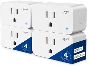Smart Plug Mini 15A WiFi Outlet 4-Pack, Compatible with Alexa Google Home, No Hub Required, App Remote Control, UL Certified White Smart Plug Mini 15A WiFi Outlet 4-Pack, Compatible with Alexa Google Home, No Hub Required, App Remote Control, UL Certified White
