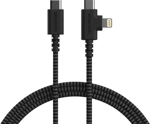 Smartish 2 in 1 USB C to USB C/Lightning Cable - Crown Joule - 6 Ft Fabric Wrapped Fast Charging Cord - for iPhone, Galaxy, Pixel - 100W Dual Fast Charger for Phones/Laptops - No. 2 Pencil Gray Smartish 2 in 1 USB C to USB C/Lightning Cable - Crown Joule - 6 Ft Fabric Wrapped Fast Charging Cord - for iPhone, Galaxy, Pixel - 100W Dual Fast Charger for Phones/Laptops - No. 2 Pencil Gray