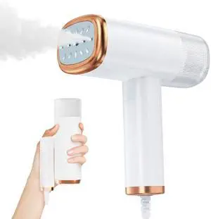Handheld Steamer Iron for Clothes - 1000W Foldable Clothes Steamer Fastly Make Clothes Soft & Smooth with Strong Steam, 20-Second Heat Up, Suitable for All Fabrics Handheld Steamer Iron for Clothes - 1000W Foldable Clothes Steamer Fastly Make Clothes Soft & Smooth with Strong Steam, 20-Second Heat Up, Suitable for All Fabrics