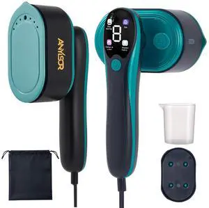Travel Steamer for Clothes 1200W Powerful Wrinkle Remover, 2 in 1 Clothes Steamer & Steam Iron, 10-Second Heat Up, Lightweight & Compact Portable Iron for Home & Travel Travel Steamer for Clothes 1200W Powerful Wrinkle Remover, 2 in 1 Clothes Steamer & Steam Iron, 10-Second Heat Up, Lightweight & Compact Portable Iron for Home & Travel