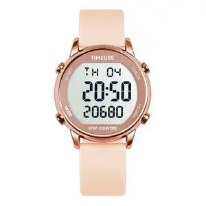 Pedometer Watch for Women, Step Counter for Walking No App/Phone Required Step Counter, Waterproof Fitness Calorie Tracker, Distance Tracking, Alarm, Large Digital Display, TU-2509 (Pink) Pedometer Watch for Women, Step Counter for Walking No App/Phone Required Step Counter, Waterproof Fitness Calorie Tracker, Distance Tracking, Alarm, Large Digital Display, TU-2509 (Pink)
