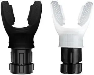 2 Pcs Breath Trainer, Portable Breathing Trainer Silicone Lung Exerciser Device, Resistance Breathing Exercise for Yoga, Swimming, Fitness(White and Black (2) 2 Pcs Breath Trainer, Portable Breathing Trainer Silicone Lung Exerciser Device, Resistance Breathing Exercise for Yoga, Swimming, Fitness(White and Black (2)