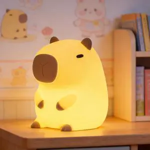 Capybara Night Light for Kids,Safe Squishy Silicone Nursery Light with Timer,Dimmable & Rechargeable Touch Bedside Lamp, Cute Capybara Gifts for Boys Girls Toddlers, Baby & Kids Room Decor Capybara Night Light for Kids,Safe Squishy Silicone Nursery Light with Timer,Dimmable & Rechargeable Touch Bedside Lamp, Cute Capybara Gifts for Boys Girls Toddlers, Baby & Kids Room Decor