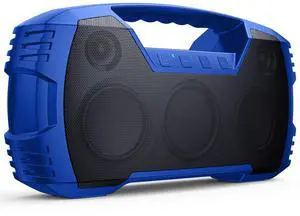 IPX7 Waterproof Outdoor Bluetooth Speaker, Wireless, 90W(Peak), 32H Playtime, Floating Design, Deep Bass & Loud Stereo Sound, Portable with Handle, Rugged for Pool, Beach, Kayaking, Hiking, Blue IPX7 Waterproof Outdoor Bluetooth Speaker, Wireless, 90W(Peak), 32H Playtime, Floating Design, Deep Bass & Loud Stereo Sound, Portable with Handle, Rugged for Pool, Beach, Kayaking, Hiking, Blue