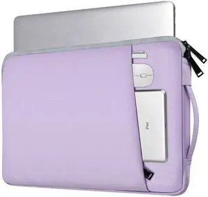 Laptop Case 15.6 Inch, Laptop Sleeve Computer Carrying Bag for HP Pavilion/Envy x360, Dell, ASUS VivoBook/ZenBook 15, HP Lenovo Samsung MSI Acer Chromebook Notebook Computer Case, Purple Laptop Case 15.6 Inch, Laptop Sleeve Computer Carrying Bag for HP Pavilion/Envy x360, Dell, ASUS VivoBook/ZenBook 15, HP Lenovo Samsung MSI Acer Chromebook Notebook Computer Case, Purple