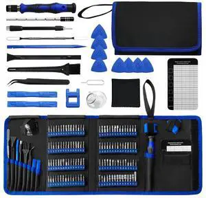 Screwdriver Sets 142-Piece Electronics Precision Screwdriver with 120 Bits Magnetic Repair Tool Kit for iPhone, MacBook, Computer, Laptop, PC, Tablet, PS4, Xbox, Nintendo, Game Console, etc Screwdriver Sets 142-Piece Electronics Precision Screwdriver with 120 Bits Magnetic Repair Tool Kit for iPhone, MacBook, Computer, Laptop, PC, Tablet, PS4, Xbox, Nintendo, Game Console, etc