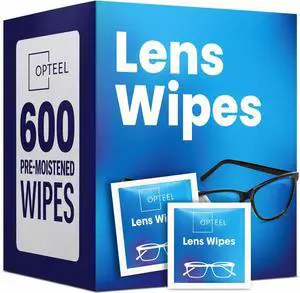 Lens Wipes for Eyeglasses - Pre-moistened Eyeglass Lens Cleaning Wipes - 600 Lens Wipes Individually Wrapped Sracth-Free Streak-Free Eye Glasses Wipes Lens Cleaner for Sunglass & Camera Lens Lens Wipes for Eyeglasses - Pre-moistened Eyeglass Lens Cleaning Wipes - 600 Lens Wipes Individually Wrapped Sracth-Free Streak-Free Eye Glasses Wipes Lens Cleaner for Sunglass & Camera Lens