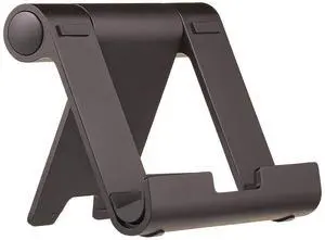 Multi-Angle Portable Foldable Stand for iPad Tablet, E-reader and Phone, Sturdy Hands-Free Viewing, Black Multi-Angle Portable Foldable Stand for iPad Tablet, E-reader and Phone, Sturdy Hands-Free Viewing, Black