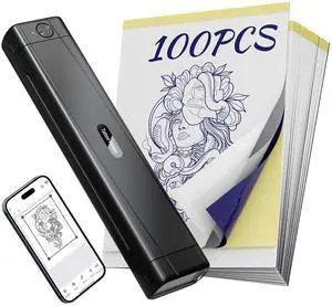 Portable Printers Wireless for Travel Compatible with Phone & Pad, Bluetooth Small Mobile Compact Printer for Phone Laptop, Support 8.5'' x 11'' US Letter & A4 Thermal Portable Printers Wireless for Travel Compatible with Phone & Pad, Bluetooth Small Mobile Compact Printer for Phone Laptop, Support 8.5'' x 11'' US Letter & A4 Thermal