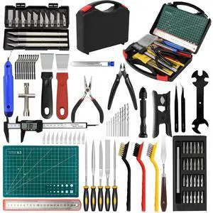 112 PCS 3D Printing Tool Kit, 3D Printer Accessories with Nozzle Cleaning Kit, Deburring Tool, Digital Caliper, Pliers, Wrench Set, Cutting Mat, Tool Bag, for 3D Print Removing, Cleaning, Finishing 112 PCS 3D Printing Tool Kit, 3D Printer Accessories with Nozzle Cleaning Kit, Deburring Tool, Digital Caliper, Pliers, Wrench Set, Cutting Mat, Tool Bag, for 3D Print Removing, Cleaning, Finishing